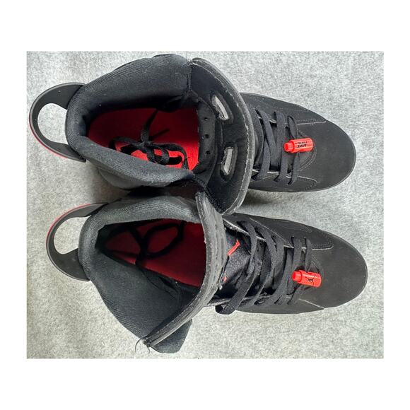 Jordan Retro 6 Infrared Basketball Sneaker Black Nubuck Sporty Streetwear main image 11